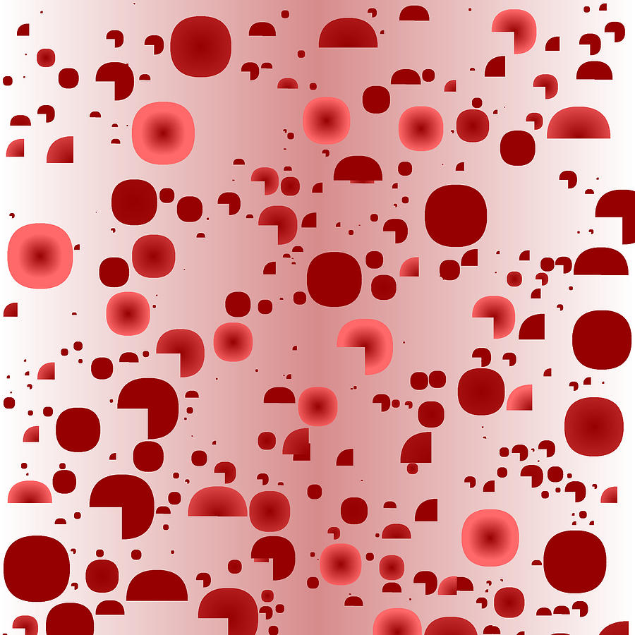 Red.834 Digital Art by Gareth Lewis
