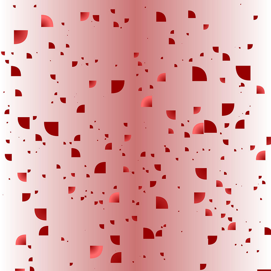 Red.852 Digital Art by Gareth Lewis