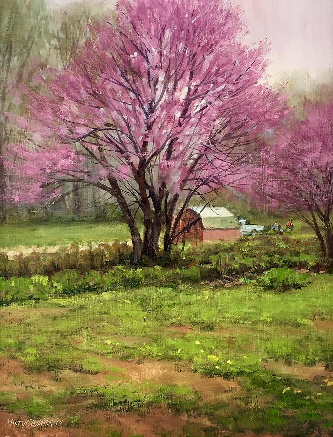 Redbud Painting by Marty Coulter - Fine Art America