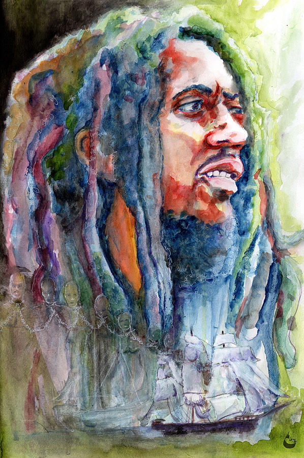 Redemption Song Painting by Howard Barry