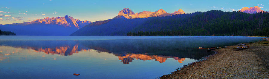 Redfish Lake Dawn Photograph by Greg Norrell