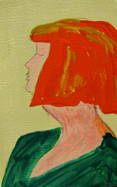 Redhead with an Attitude Painting by Carole Johnson