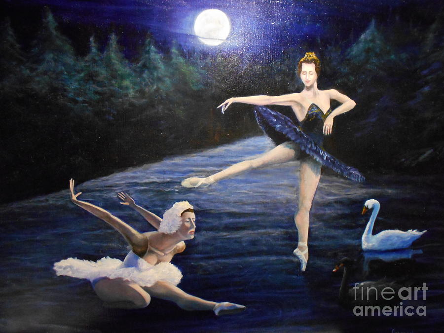 Redo-swan Lake Painting