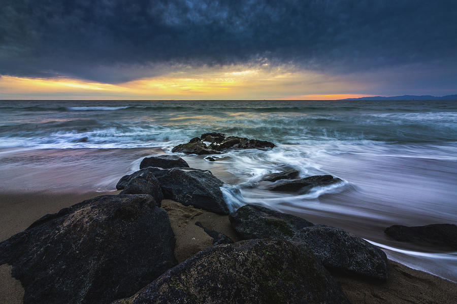 Redondo Beach Sunset Photograph by Andy Konieczny