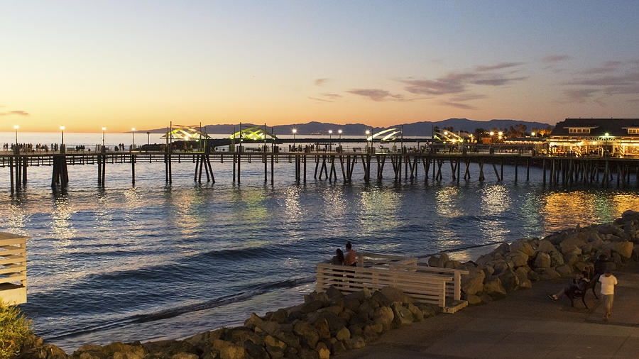Redondo Pier at Sunset Photograph by Michael Hope