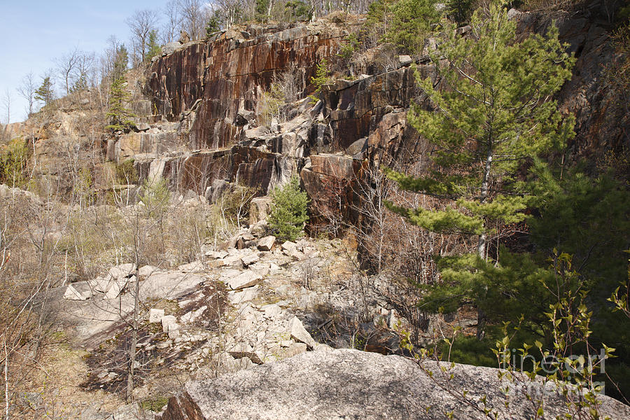 Redstone Granite Quarry - Conway New Hampshire Photograph by Erin Paul Donovan