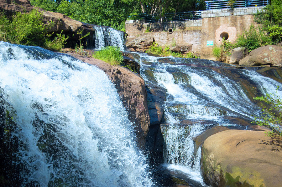 Reedy River Falls Photograph by Landon Hall - Fine Art America