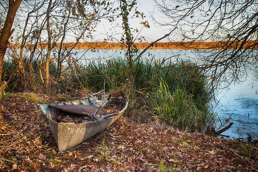 Reelfoot Lake Boat Photograph by Lorraine Baum