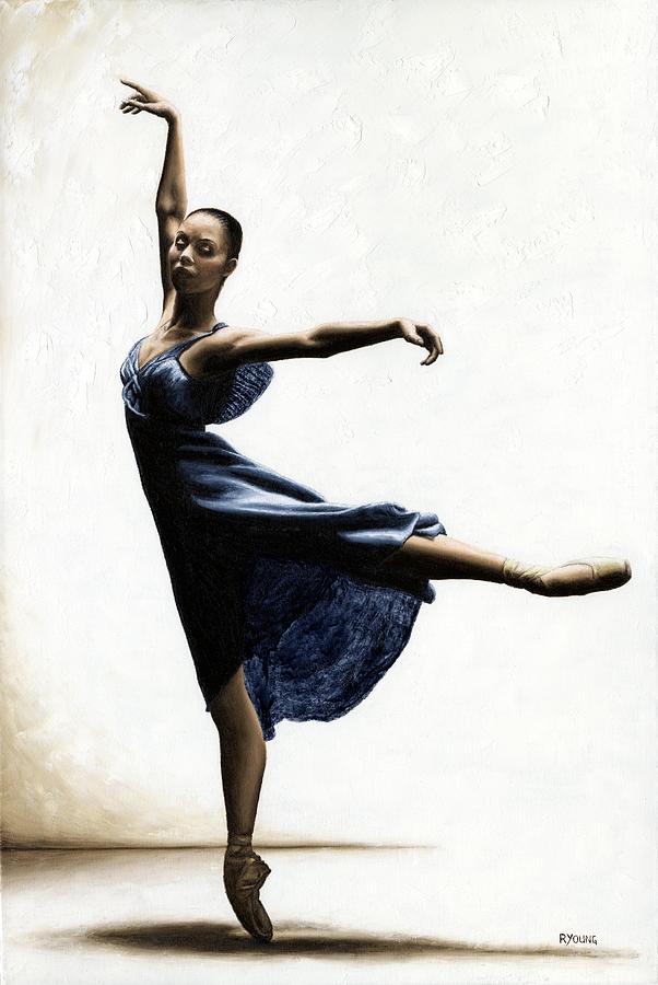 Dancer Painting - Refined Grace by Richard Young