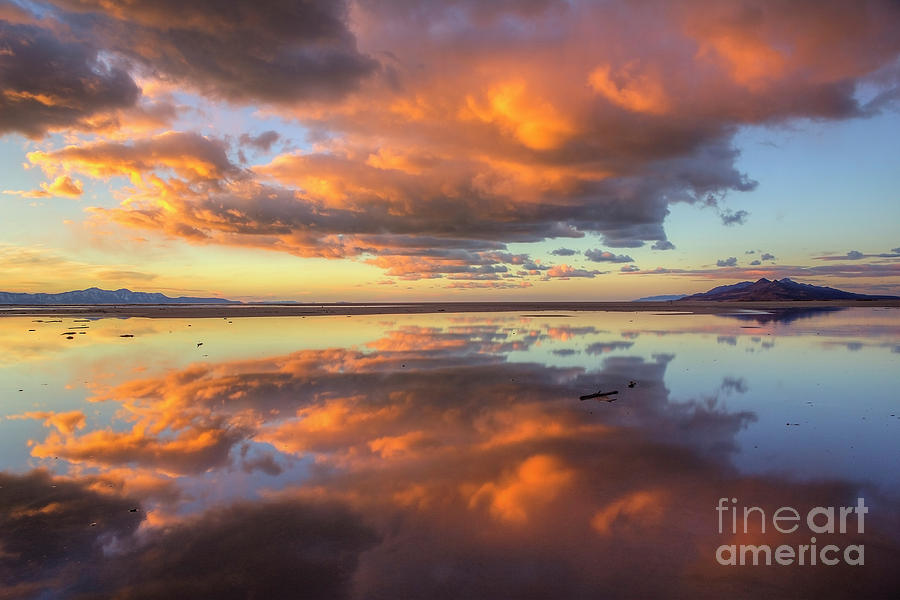 Reflected Sunset Photograph by Spencer Baugh