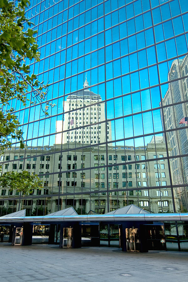 Reflecting Hancock Photograph by Greg Fortier