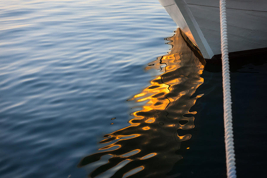 Reflecting on Yachts and Sunsets Photograph by Georgia Mizuleva