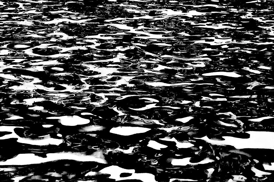 Black And White Photograph - Reflecting Patterns by Az Jackson