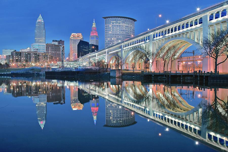 Reflecting Sharply in the Cuyahoga Photograph by Frozen in Time Fine Art Photography