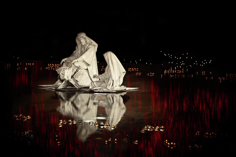 Reflecting the Nativity Photograph by David Andersen