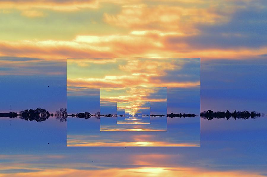 Reflecting Upon Within  Digital Art by Lyle Crump