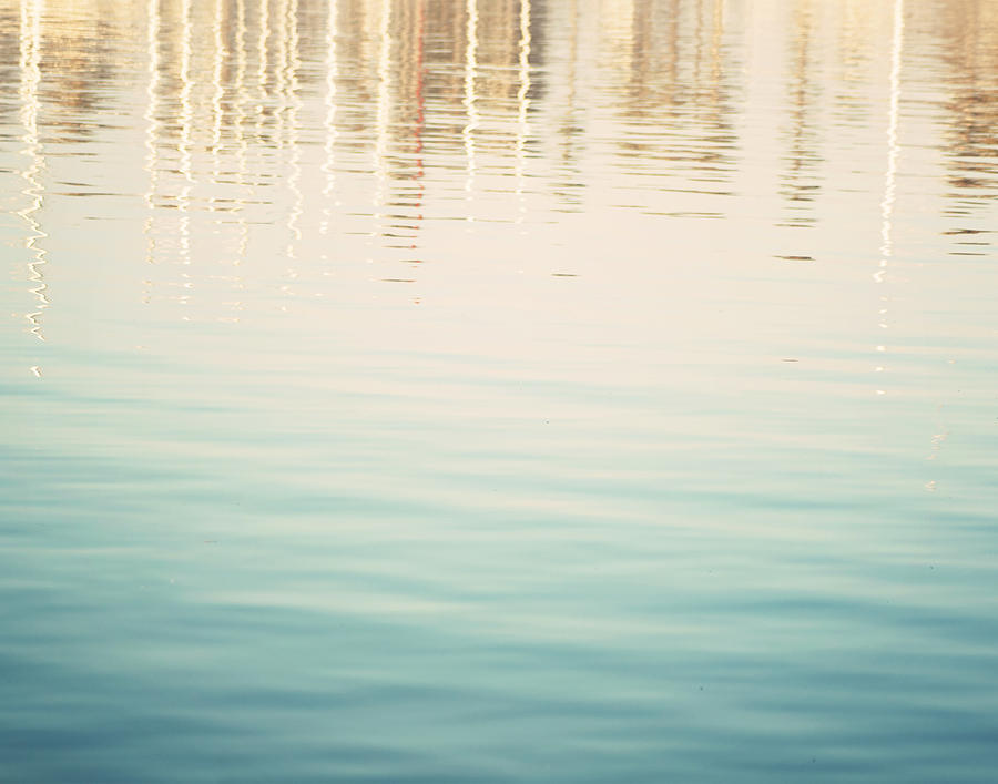Ombre Photograph - Reflecting Water  by Bree Madden 