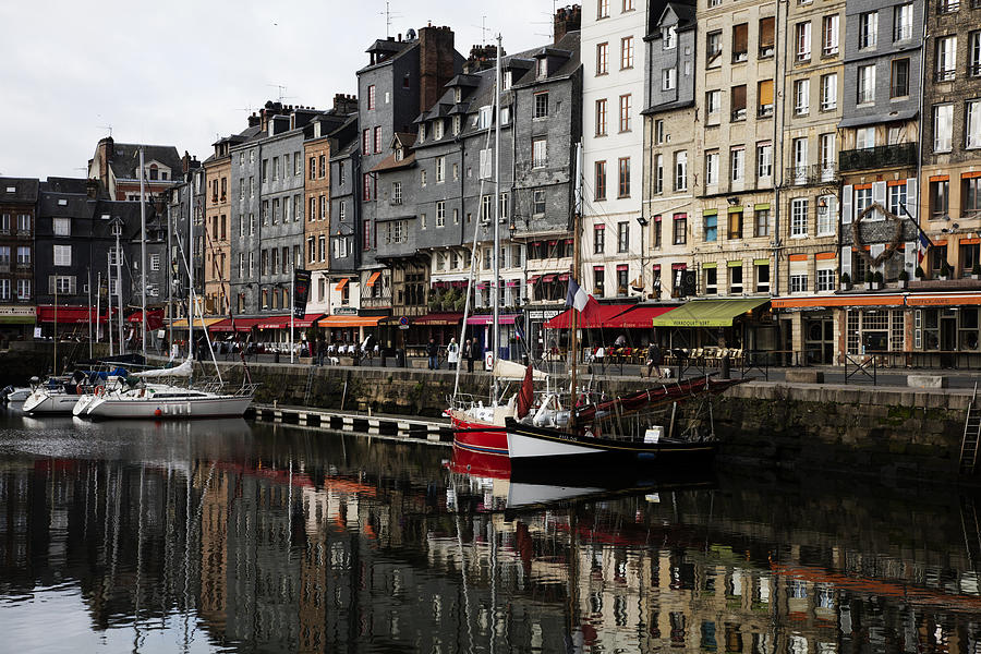 Reflection at Honfleur Photograph by Hugh Smith
