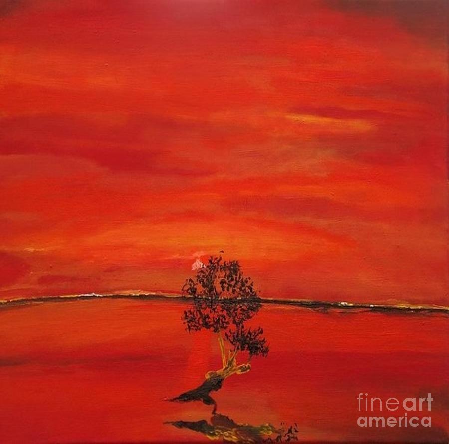 Reflection Painting by Denise Morgan