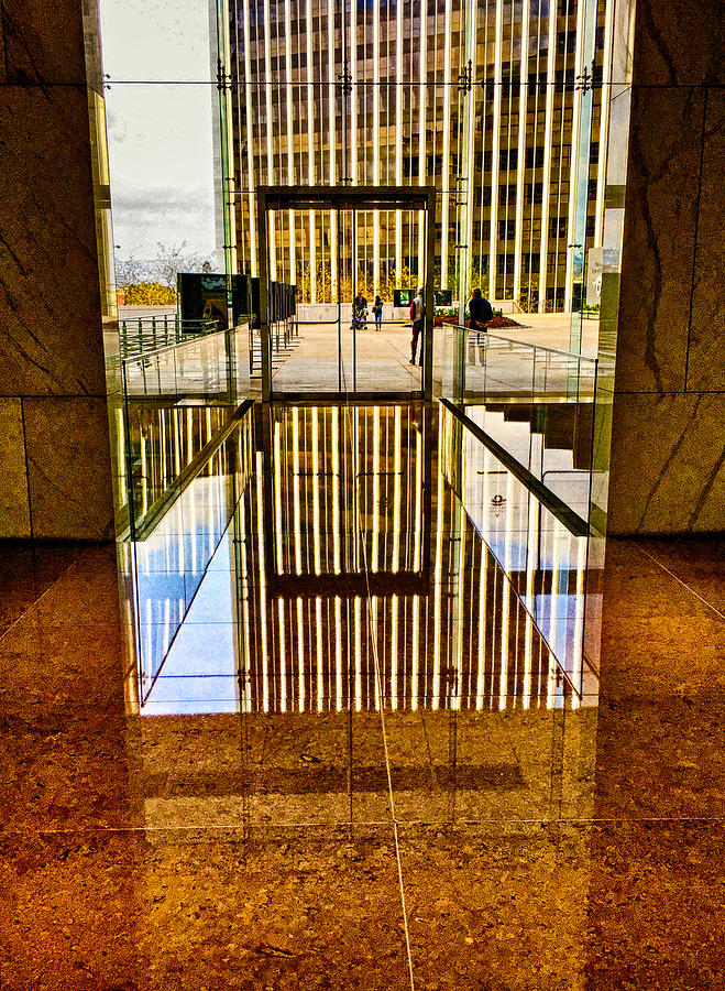 Reflection Doorway Photograph by Joseph Hollingsworth