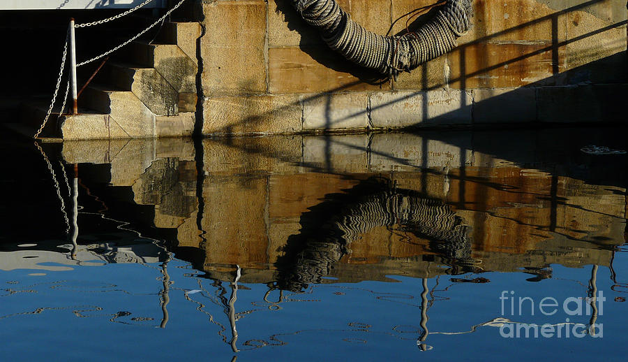Pattern Photograph - Reflection by Elizabeth McPhee