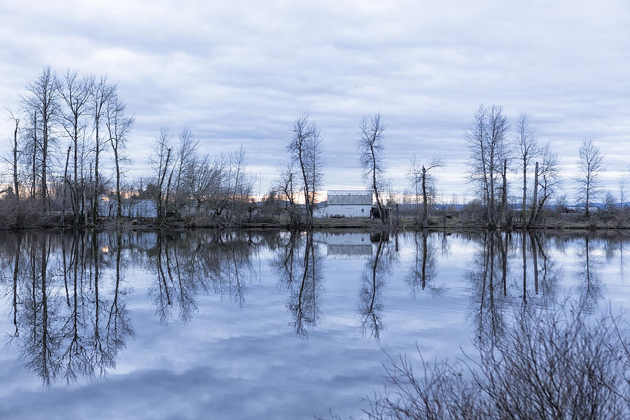 Reflection in Blue Photograph by Belinda Greb