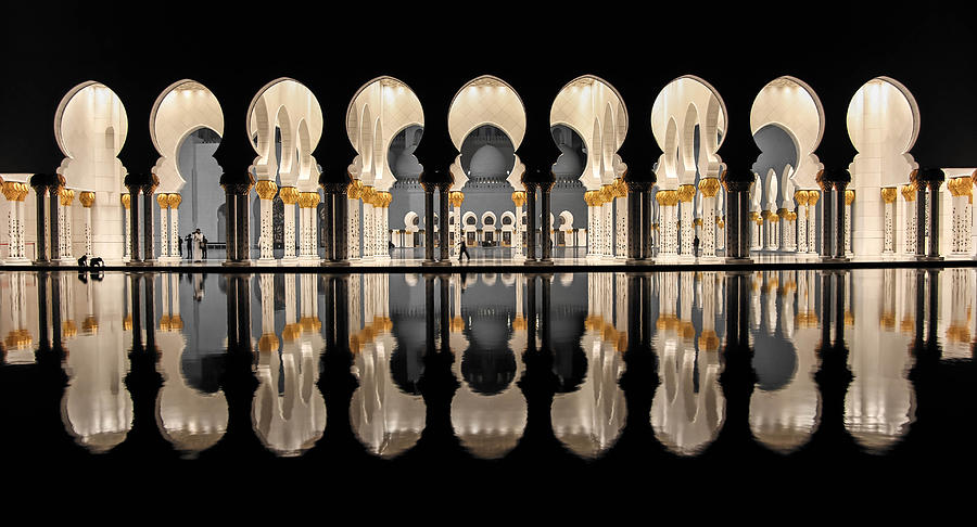 Architecture Photograph - Reflection by Khalid Jamal Architecture Photograph - Reflection by Khalid Jamal