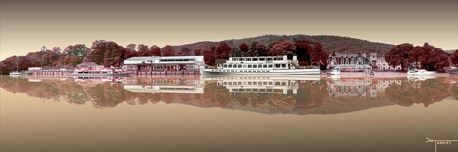 Reflection Lakeside Windermere Digital Art by Joe Tamassy