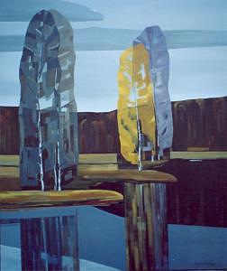 Autumn Landscape Painting - Reflection by Ludmila Kalinina Autumn Landscape Painting - Reflection by Ludmila Kalinina
