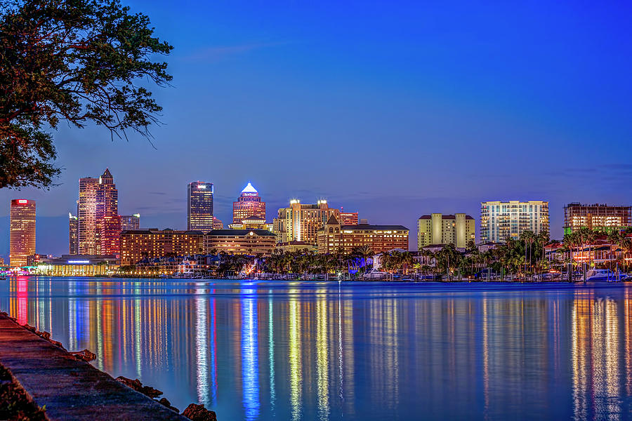 Tampa Skyline Photograph - Reflection Of A City by Marvin Spates