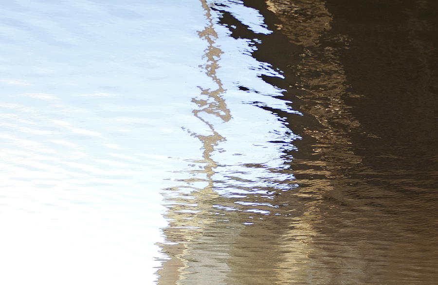 Reflection Photograph - Reflection Of a Sail Boat by Michael Rutland