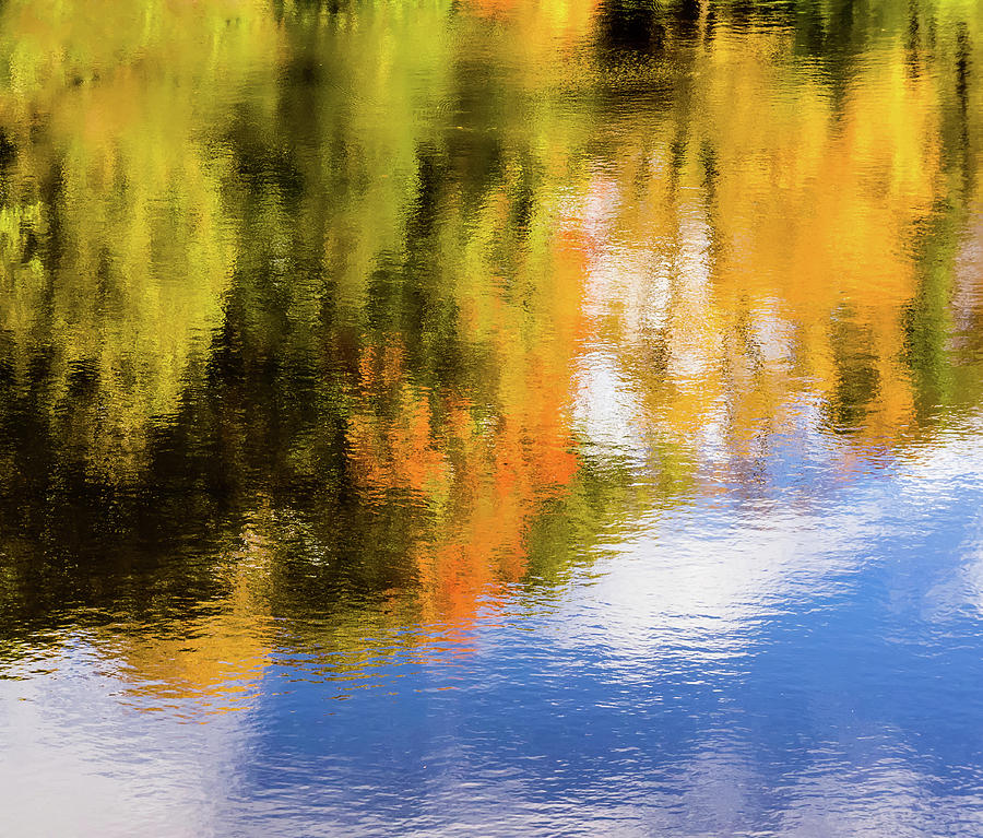 Reflection of fall #2, abstract by Peter Pauer Reflection of fall #2, abstract by Peter Pauer