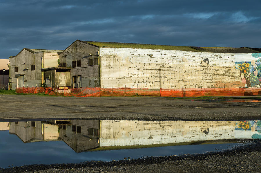 Reflection on Abandoned Building Photograph by Greg Nyquist