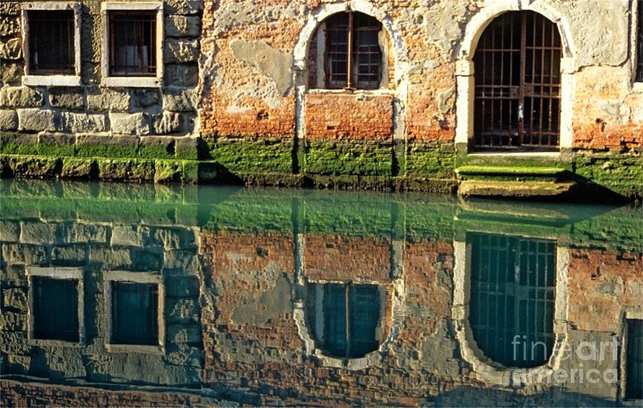 Venice Photograph - Reflection on Canal in Venice by Michael Henderson Venice Photograph - Reflection on Canal in Venice by Michael Henderson
