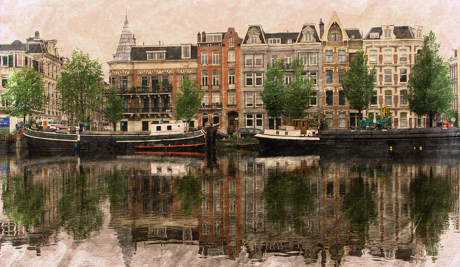 Reflection on the Amstel Photograph by Hugh Smith