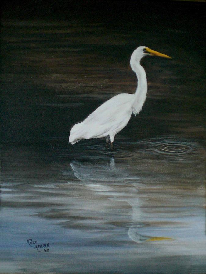 Wildlife Painting - Reflection by Ross Aberle