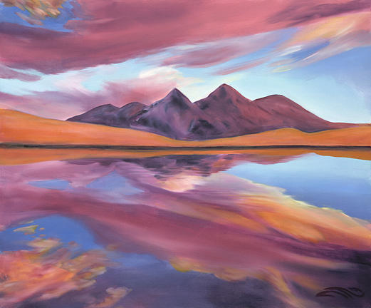 Reflection Painting by Sandi Snead