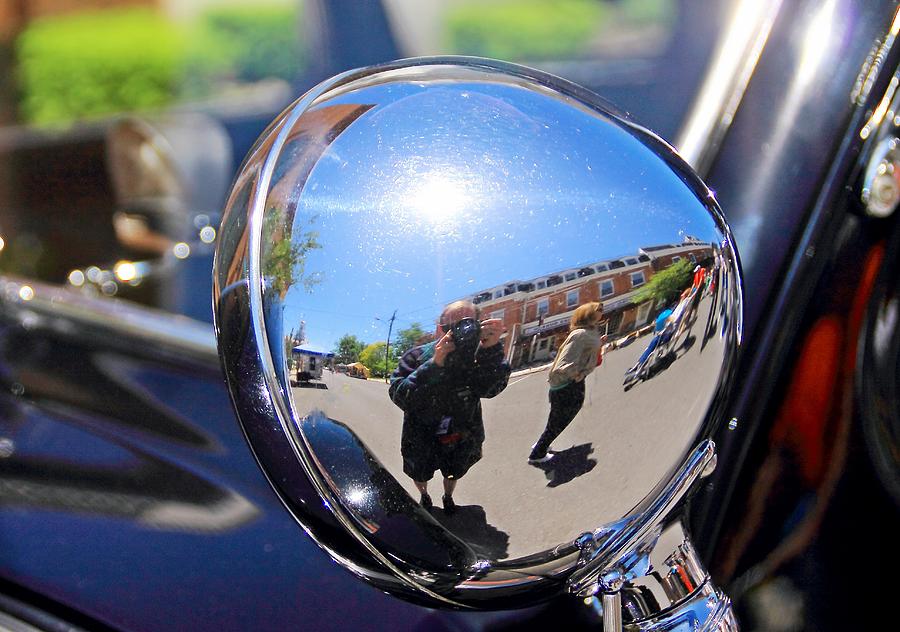 Reflection selfie Photograph by Karl Rose