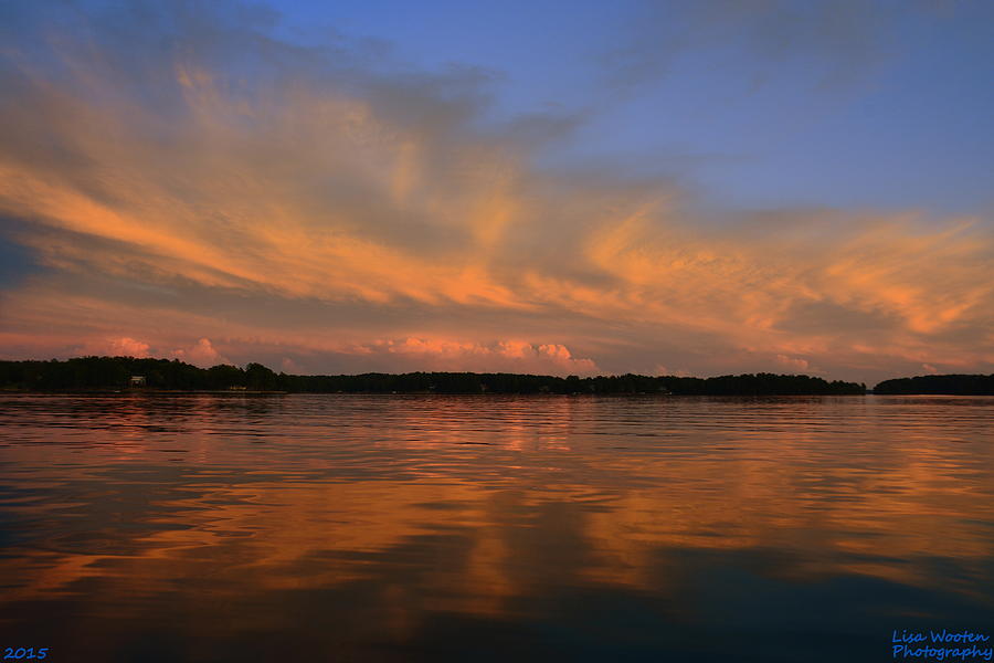 Sunset Photograph - Reflection Sunrise by Lisa Wooten