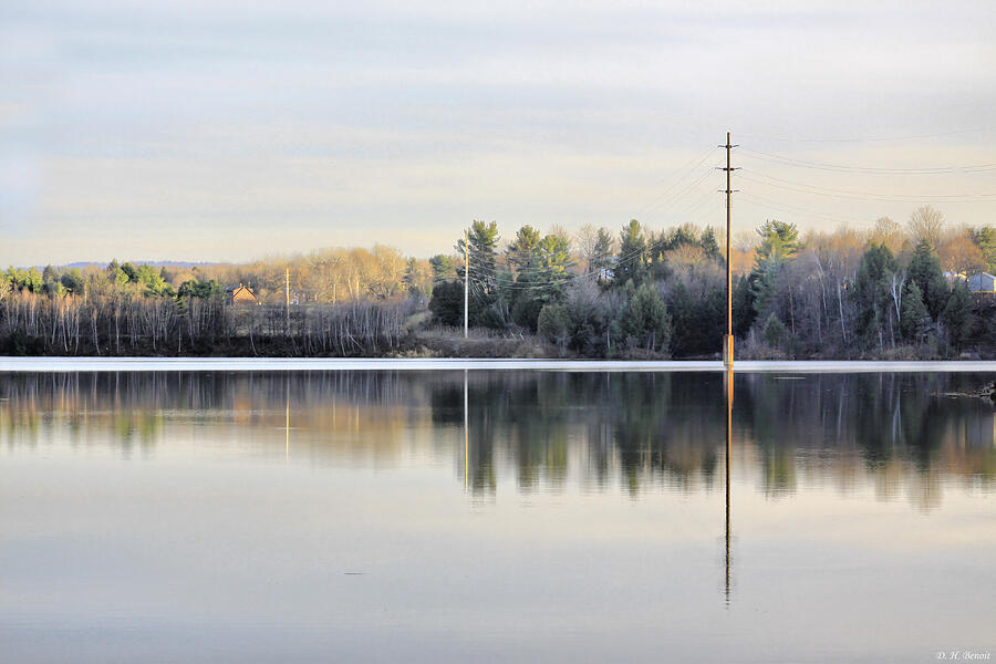 Reflections Across The Water Photograph by Deborah Benoit