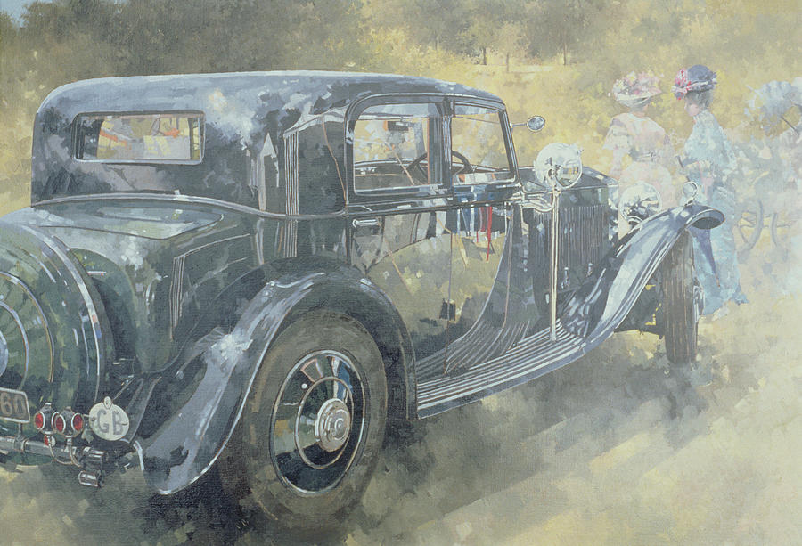 Car Painting - Reflections at Althorp by Peter Miller