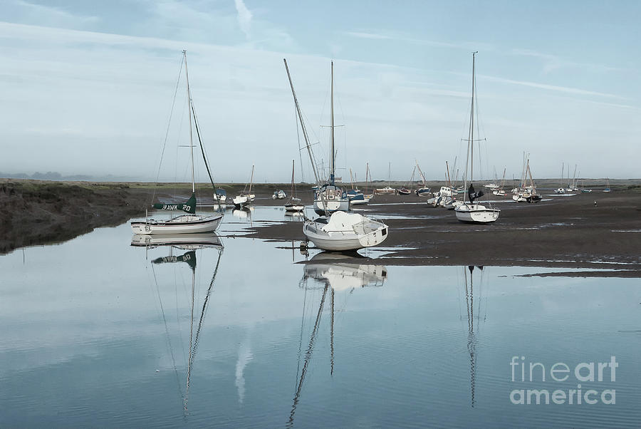 Reflections At Brancaster Staithe Norfolk Photograph