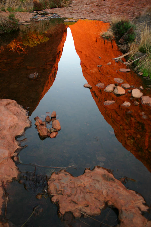 Reflections at Kata Tjuta in the Northern Territory by Keiran Lusk Reflections at Kata Tjuta in the Northern Territory by Keiran Lusk