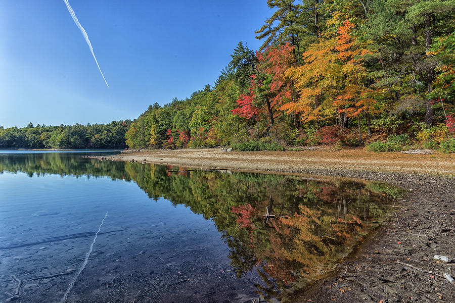 Reflections At Walden Pond Photograph by Brian MacLean
