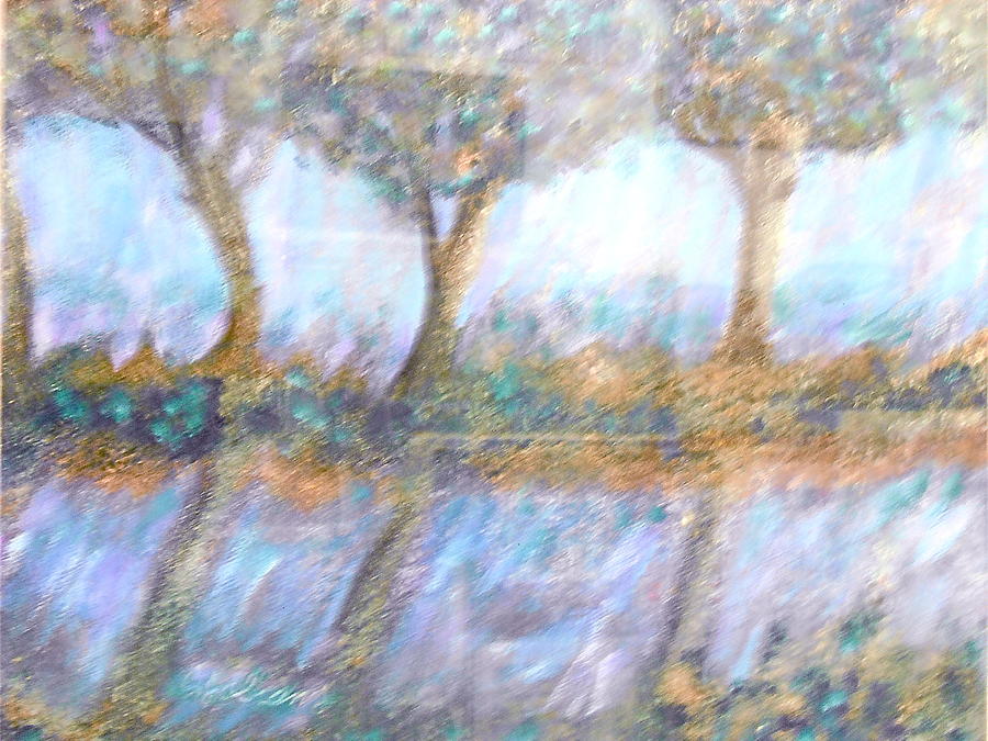 Abstract Painting - Reflections by BJ Abrams Abstract Painting - Reflections by BJ Abrams