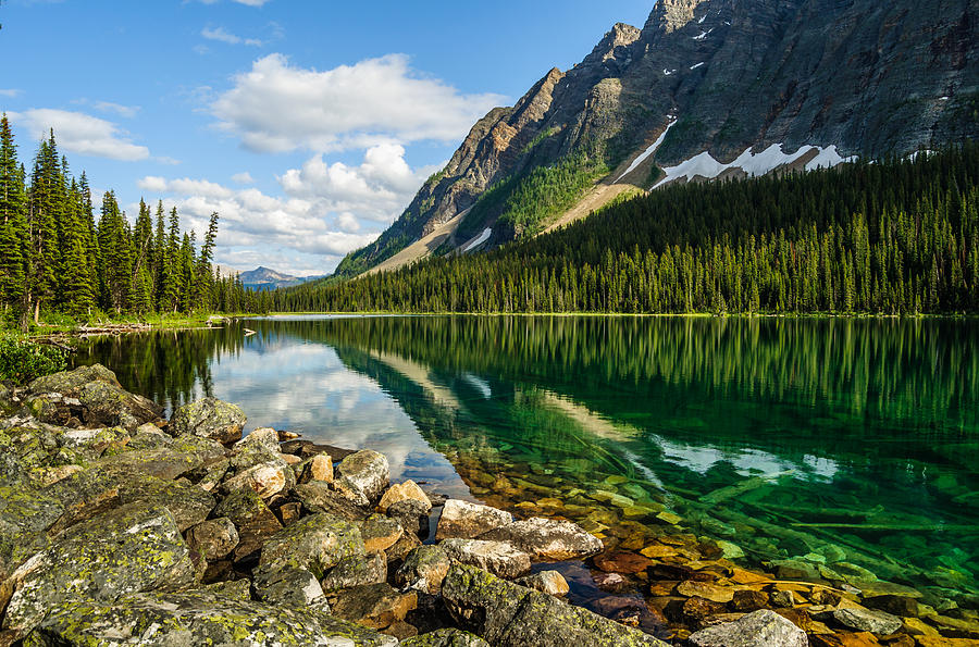 Reflections Boom Lake Banff Photograph by Marvin Juang | Fine Art America