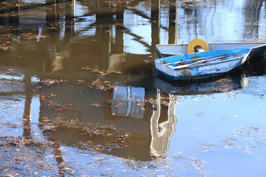 Boat Photograph - Reflections by Doug Mills