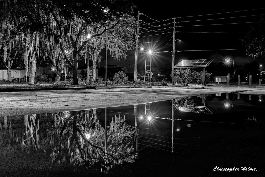 B&w Photograph - Reflections II - BW by Christopher Holmes
