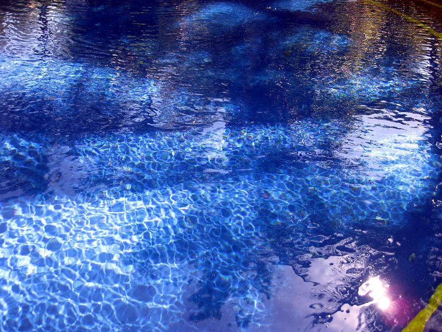 Reflections in Blue Photograph by Sarah Hornsby
