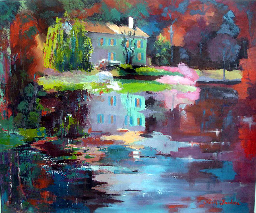 Reflections in Coulon Painting by Kim PARDON